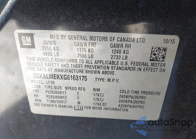 2GKALMEKXG6163175: 44480425