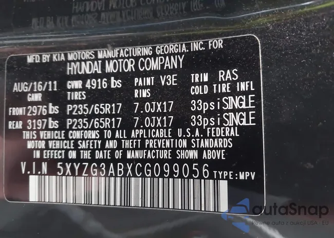 5XYZG3ABXCG099056: 44480448