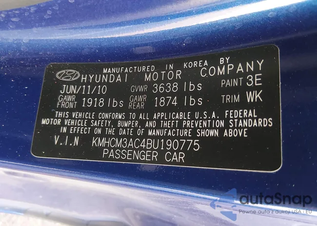 KMHCM3AC4BU190775: 44480696