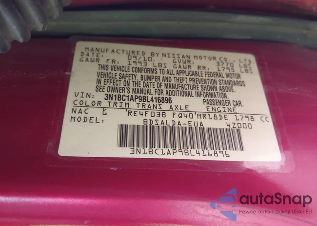 3N1BC1AP9BL416896: 44482230