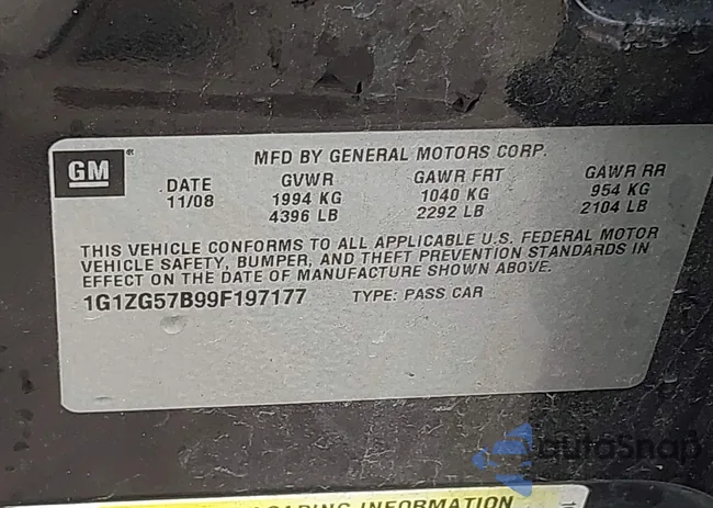 1G1ZG57B99F197177: 44482246