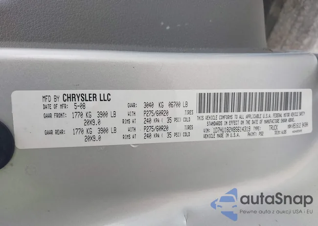 1D7HU182X8S614319: 44481540