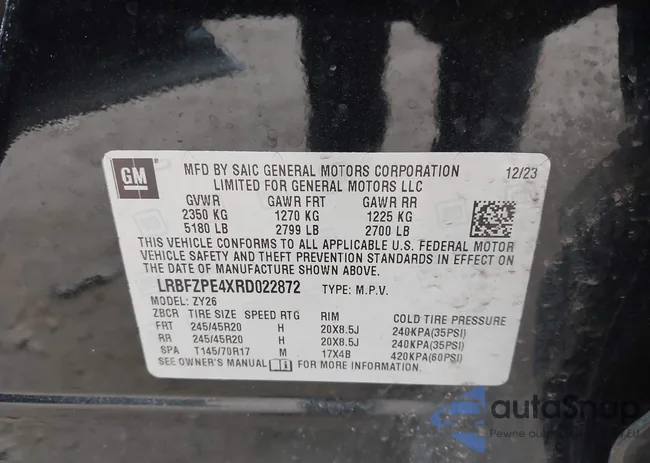 LRBFZPE4XRD022872: 44481541