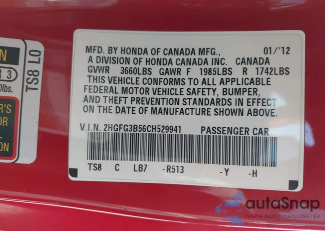 2HGFG3B56CH529941: 44481639