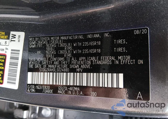 5TDGZRAH0LS024880: 44481690