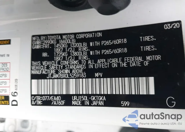 JTJAM7BX0L5259183: 44482727