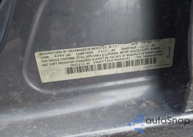 3VWEF71K97M084241: 44482978