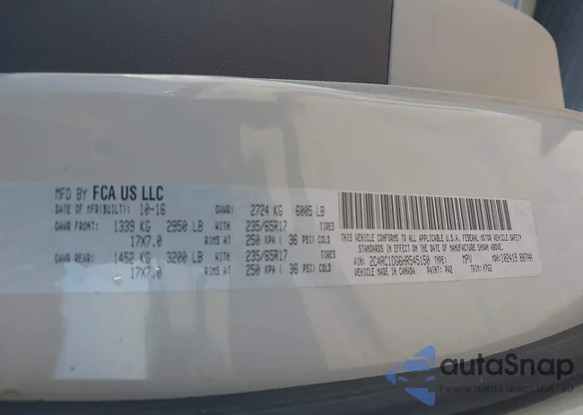 2C4RC1DG6HR545150: 44483097