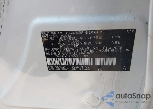 2T3YFREV4FW230655: 44483225