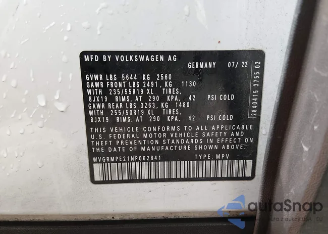 WVGRMPE21NP062841: 44482411