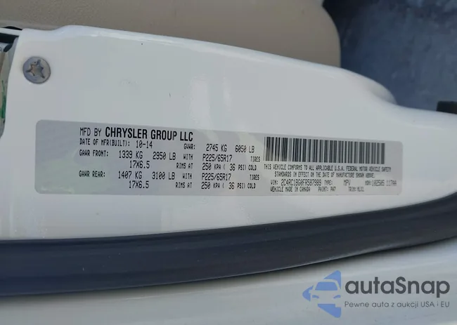 2C4RC1BG0FR587989: 44482423