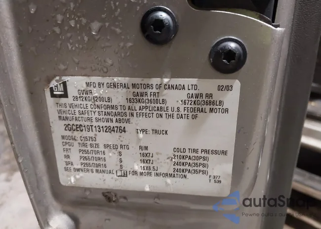 2GCEC19T131284764: 44482494