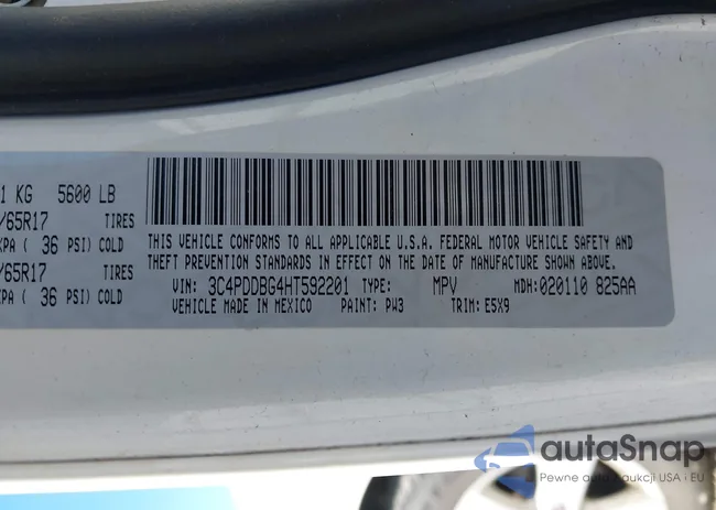 3C4PDDBG4HT592201: 44482580