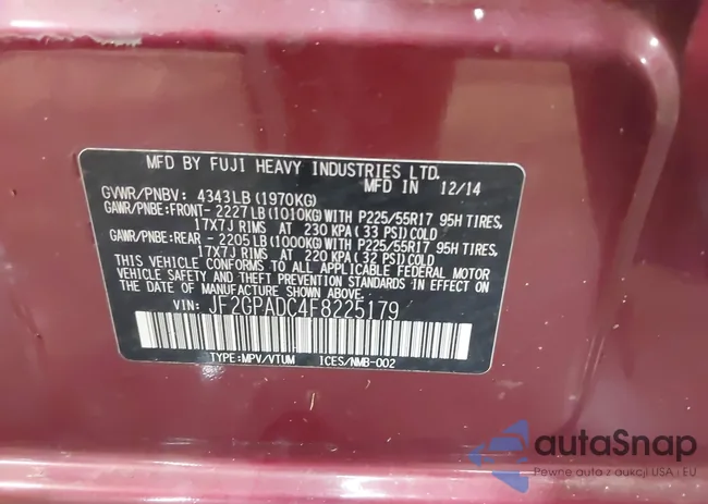 JF2GPADC4F8225179: 44483708