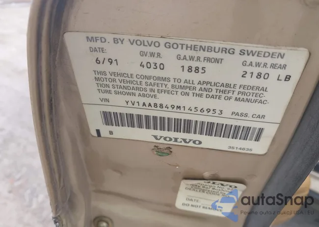 YV1AA8849M1456953: 44483837