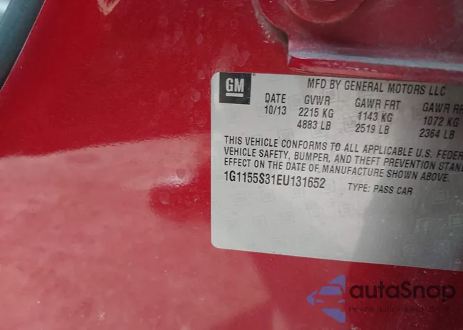 1G1155S31EU131652: 44483906