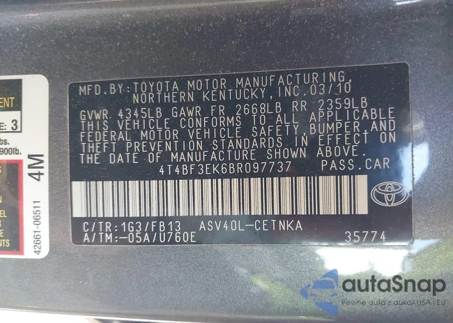 4T4BF3EK6BR097737: 44484018