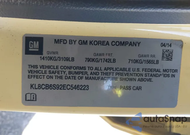 KL8CB6S92EC546223: 44484086