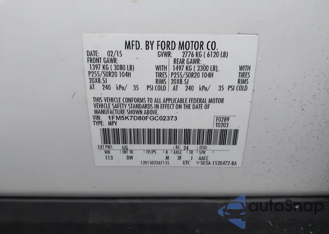 1FM5K7D80FGC02373: 44484085