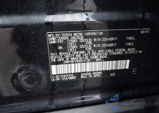 JTMP1RFV9KD514735: 44484090