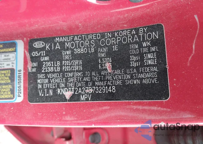 KNDJT2A27B7329148: 44484130