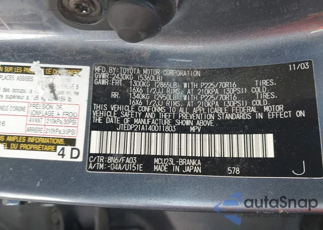 JTEDP21A140011803: 44484237