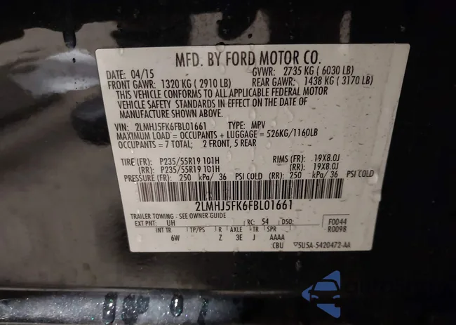 2LMHJ5FK6FBL01661: 44483471