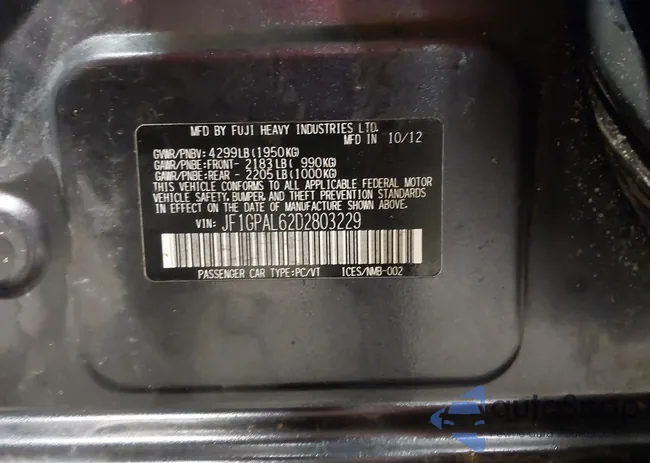 JF1GPAL62D2803229: 44483650