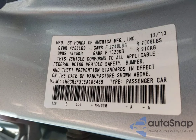 1HGCR2F30EA108489: 44483658