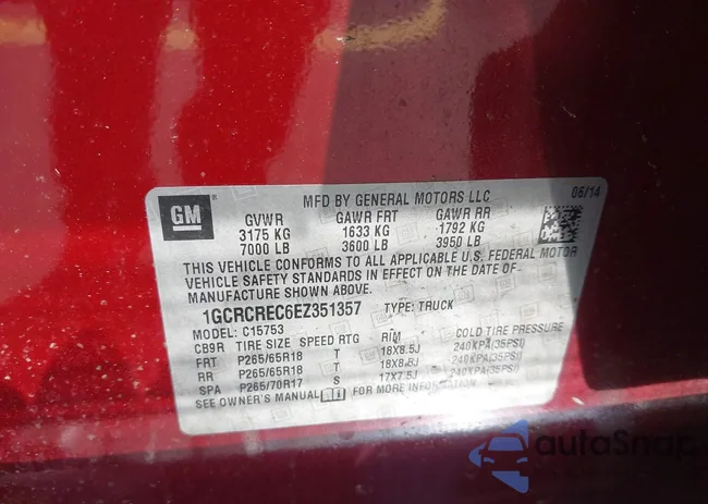 1GCRCREC6EZ351357: 44484858