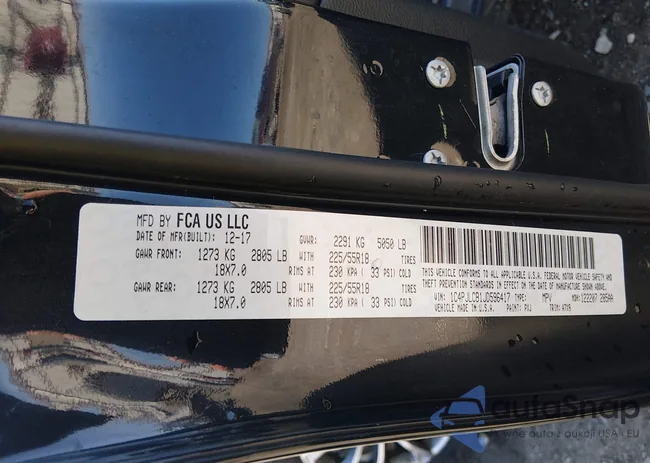 1C4PJLCB1JD596417: 44484943