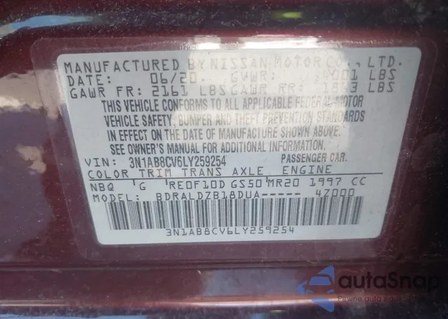 3N1AB8CV6LY259254: 44484963