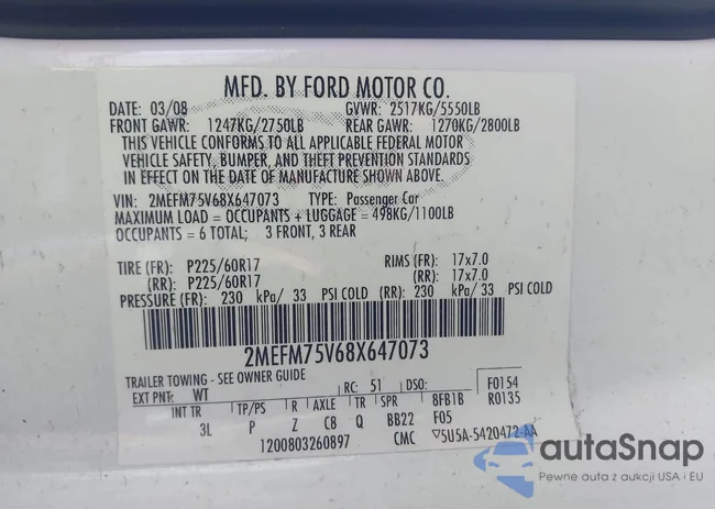 2MEFM75V68X647073: 44485030