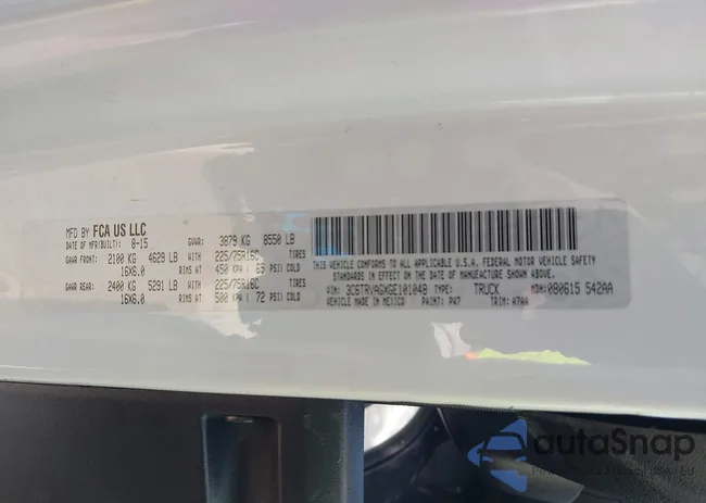 3C6TRVAGXGE101048: 44485238