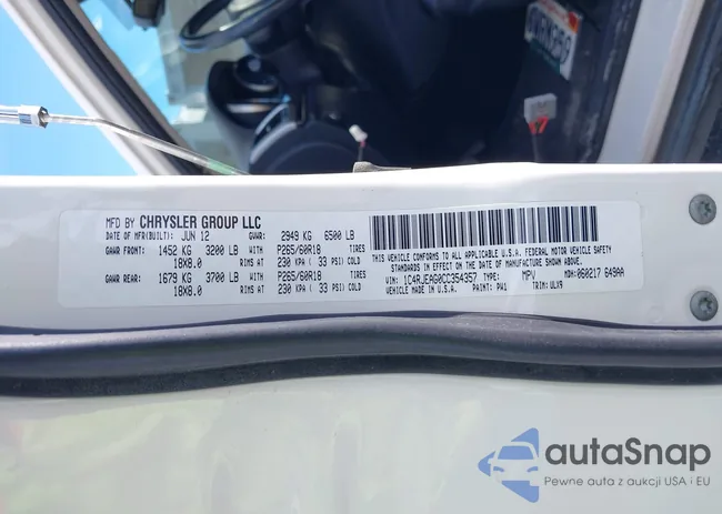 1C4RJEAG0CC354357: 44484457