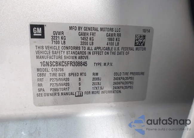 1GNSCBKC5FR308845: 44484508