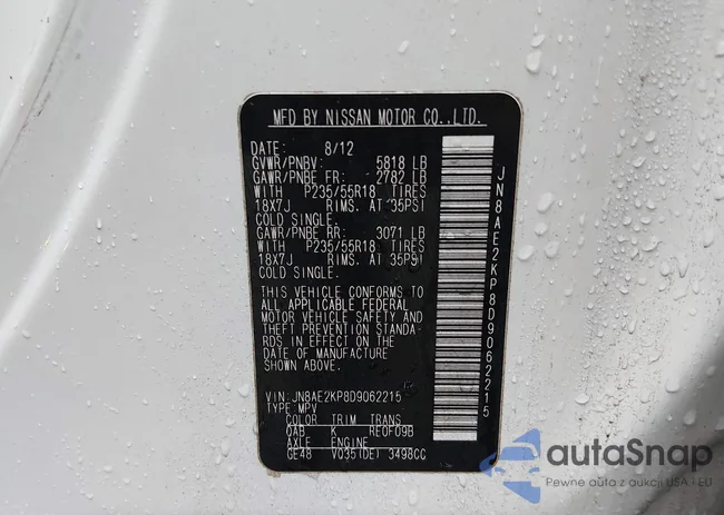 JN8AE2KP8D9062215: 44484604