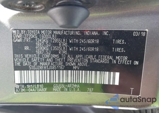 5TDJZRFH1JS851167: 44484639