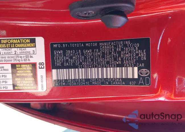 2T1BU4EE2AC316483: 44484655