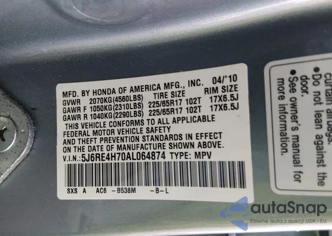 5J6RE4H70AL064874: 44484667