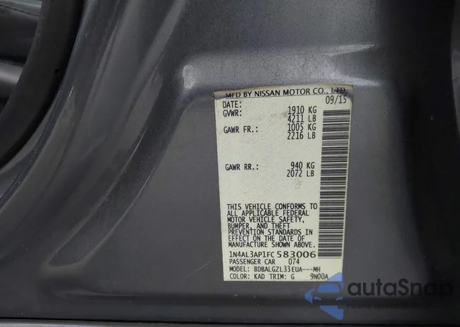 1N4AL3AP1FC583006: 44485736