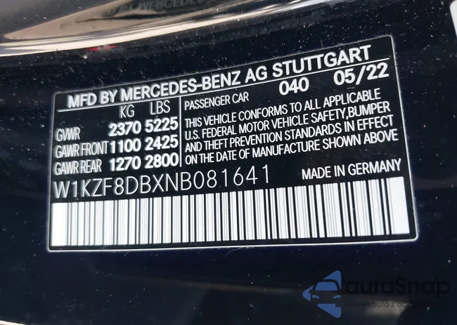 W1KZF8DBXNB081641: 44485780