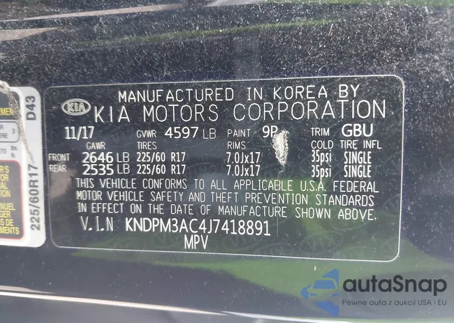 KNDPM3AC4J7418891: 44485895