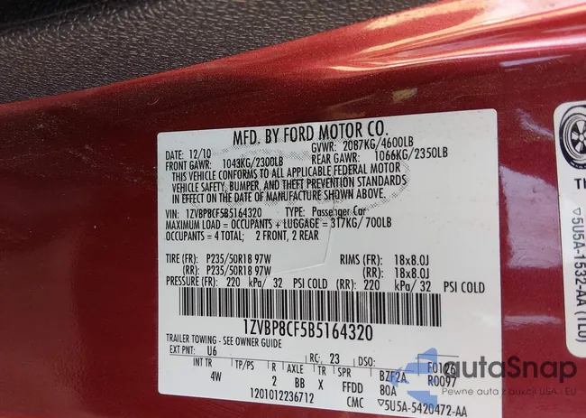 1ZVBP8CF5B5164320: 44485919