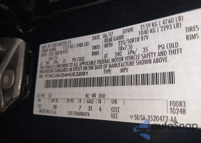 1FMCU9JD4HUE32081: 44486027