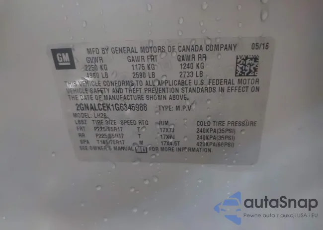 2GNALCEK1G6345988: 44486119