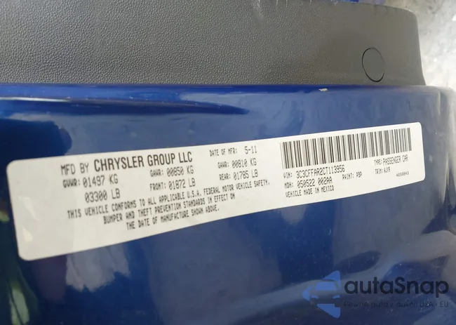 3C3CFFAR2CT113956: 44486243