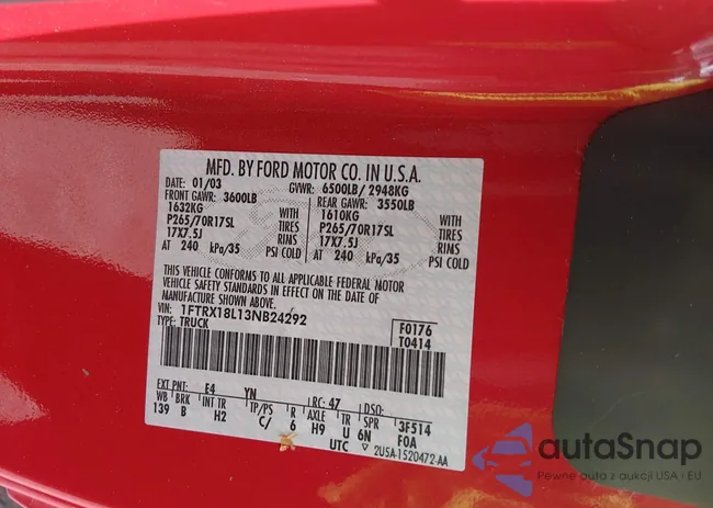 1FTRX18L13NB24292: 44485301