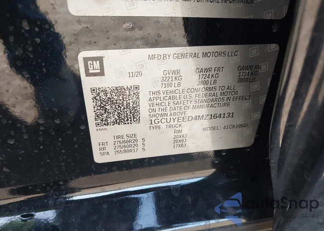 1GCUYEED4MZ164131: 44485394