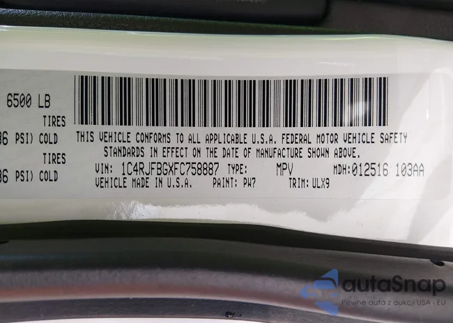 1C4RJFBGXFC758887: 44485461